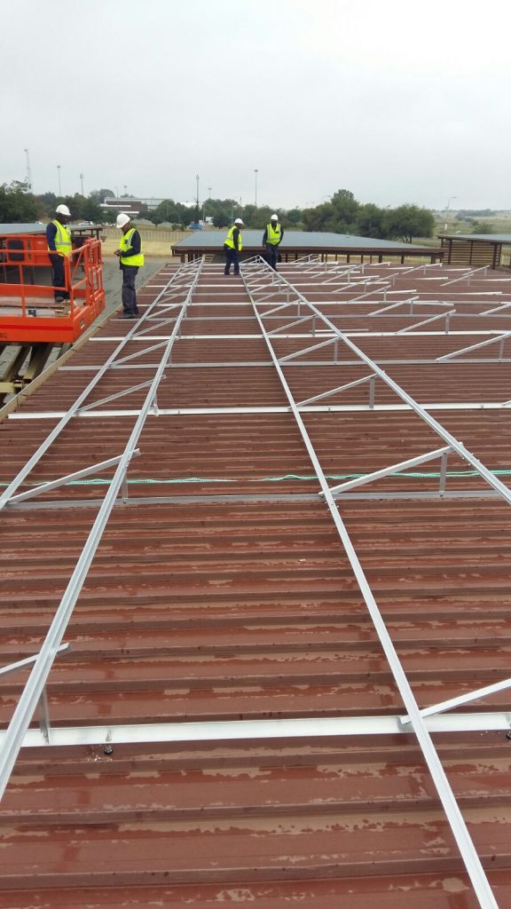 Custom Solar Carport Installation Detail